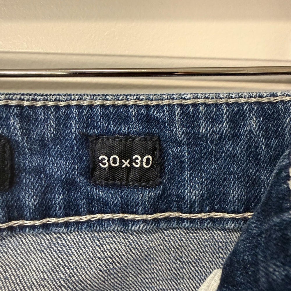 Distressed Blue Jeans - Picture 3 of 4